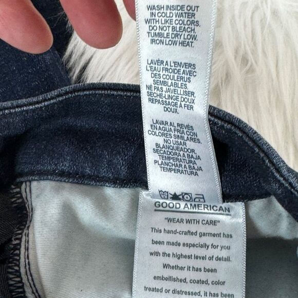 Good American Good Legs High Rise Skinny Jeans Sz 27 - Picture 11 of 11